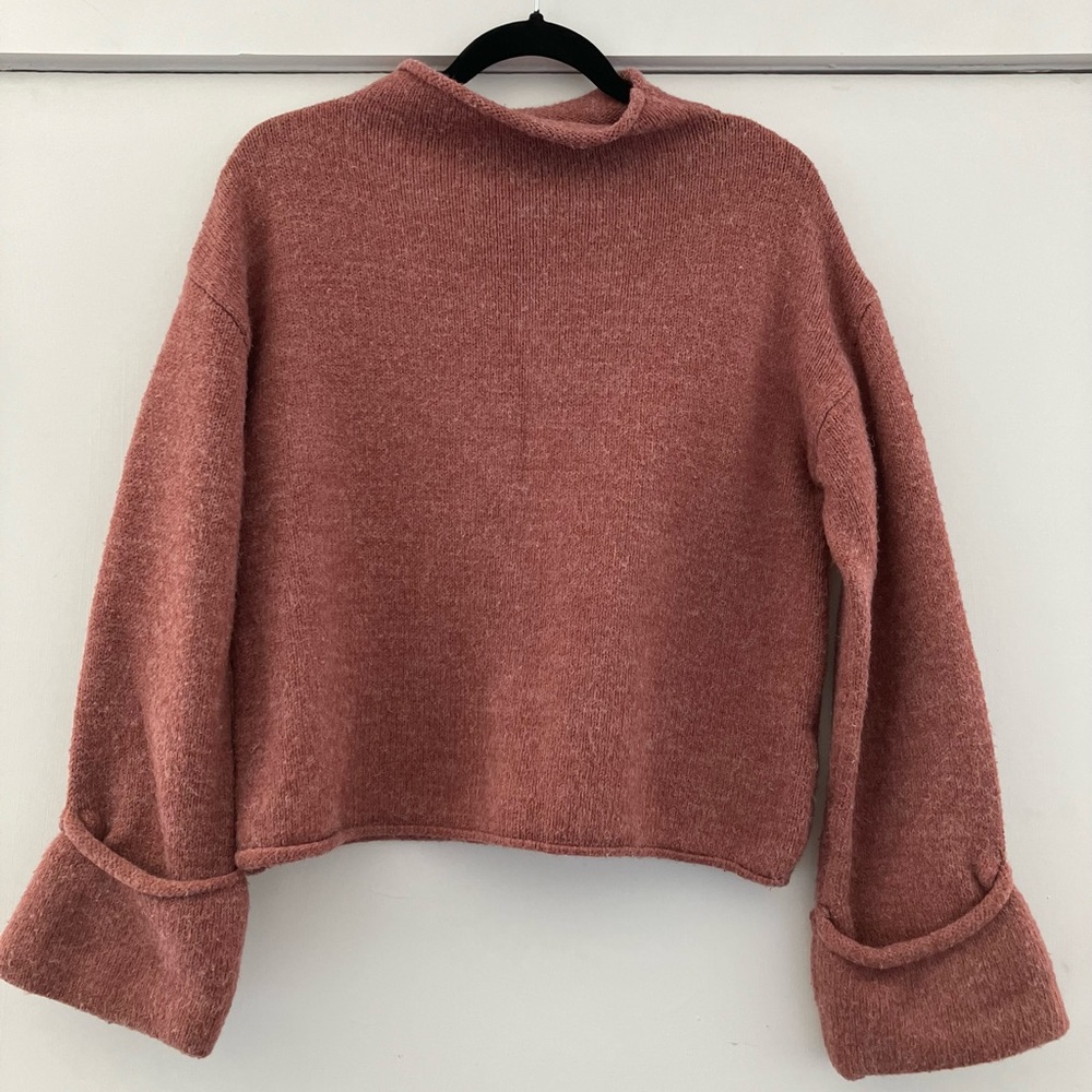 Anthropologie Pink Sweater